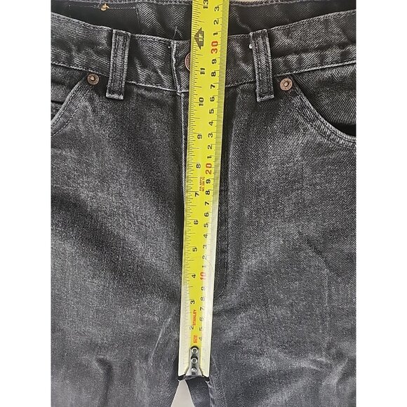 Vintage Levi's Mens Jeans Orange Tab  32"x33" 506 Black Made In Canada - Picture 14 of 14